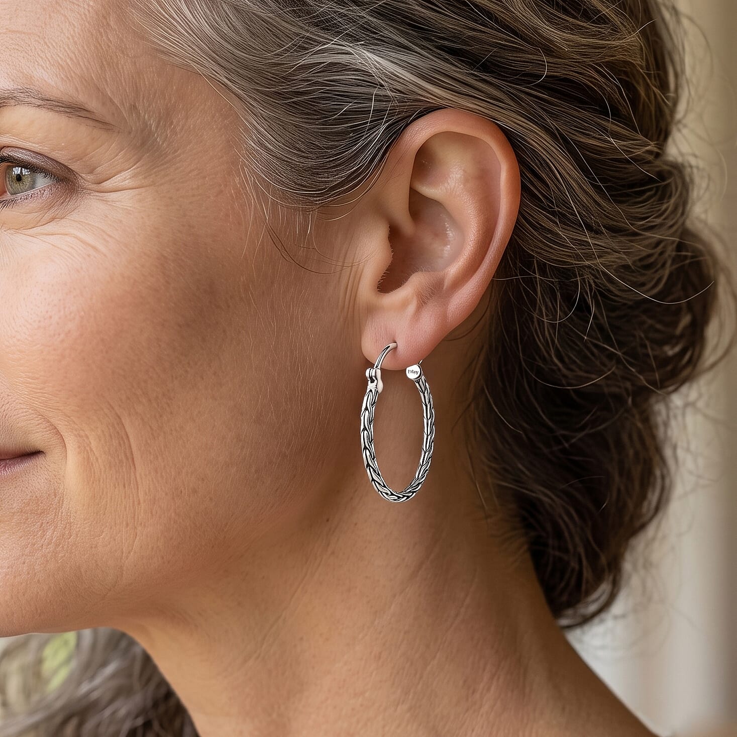 D'Joy Bali Legacy Tulang Naga Earrings in Sterling Silver 6.40 Grams