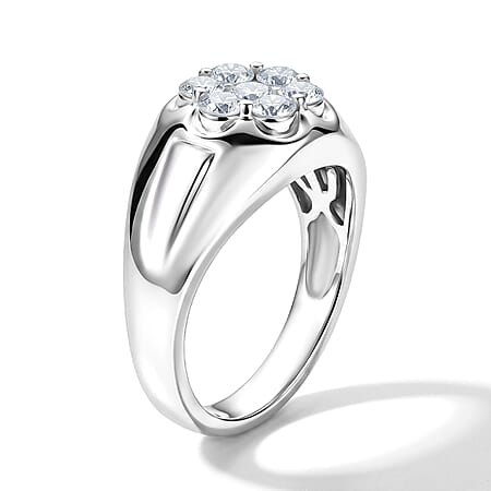 Rhodium Over Sterling Silver / 10 - Product card gallery slide 3 (15397093998905)
