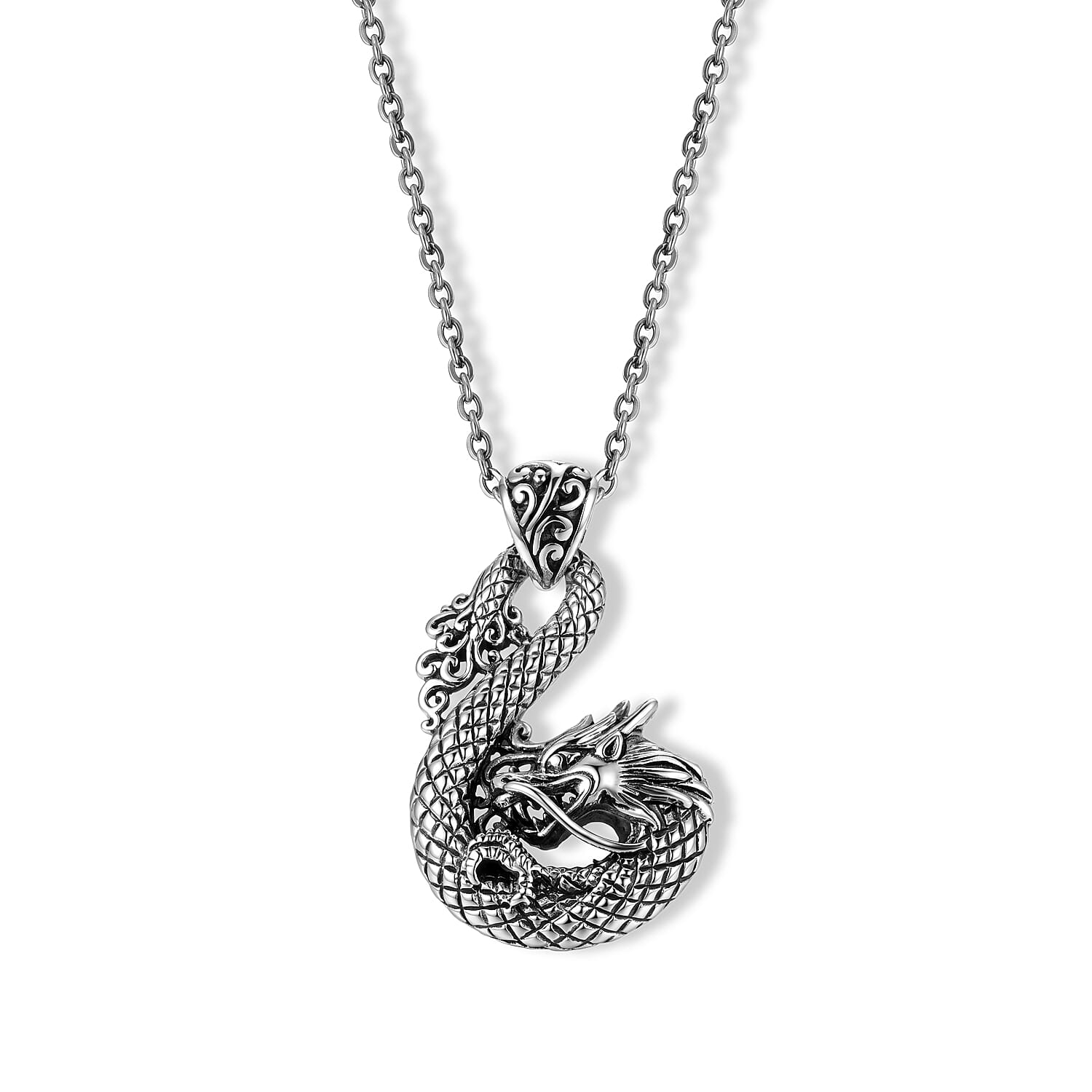 D'Joy Bali Legacy Dragon Pendant without Chain in Sterling Silver 7.50 Grams