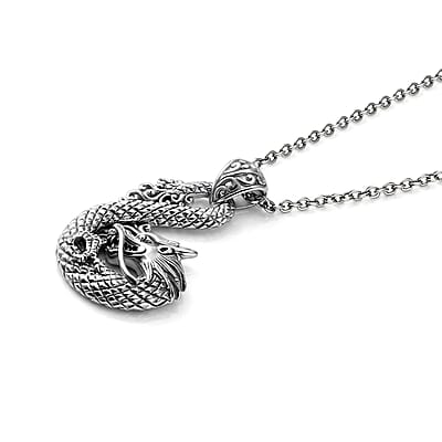 D'Joy Bali Legacy Dragon Pendant without Chain in Sterling Silver 7.50 Grams