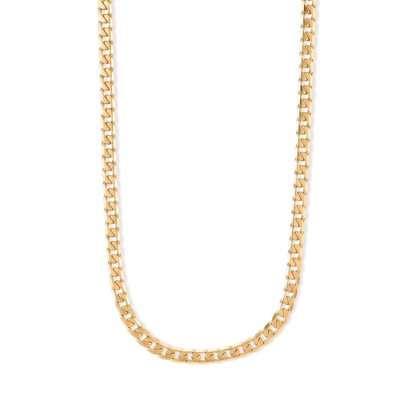 Cuban Chain Necklace in 14K Yellow Gold 10 Grams 18 Inches