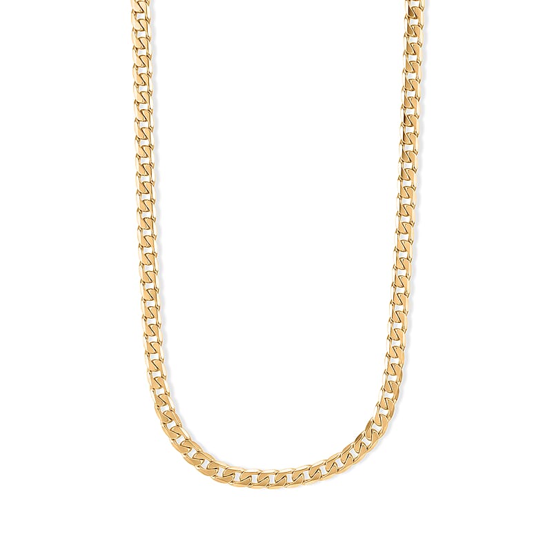 Cuban Chain Necklace in 14K Yellow Gold 10 Grams 18 Inches