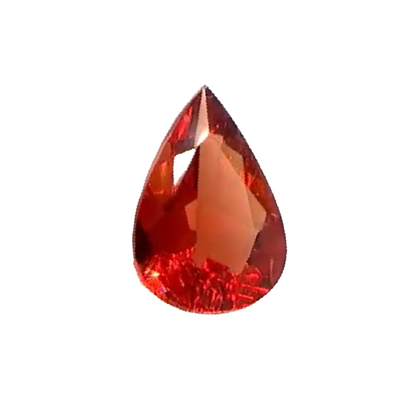 AAAA Red Andesine (DF) (Pear 13x9 mm) 2.50 ctw