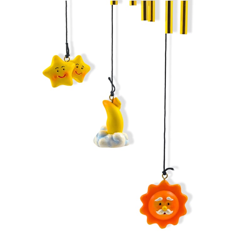 Closeout Flat Resin Chime - Sun