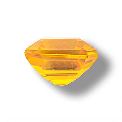 Asscher Cut AAAA Yellow Sapphire (Sqr 6 mm) 1.20 ctw