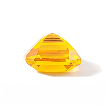 Asscher Cut AAAA Yellow Sapphire (Sqr 6 mm) 1.20 ctw