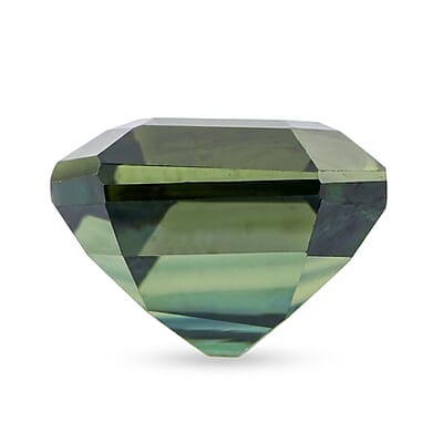 Asscher Cut AAAA Green Sapphire (Sqr 6 mm) 1.20 ctw