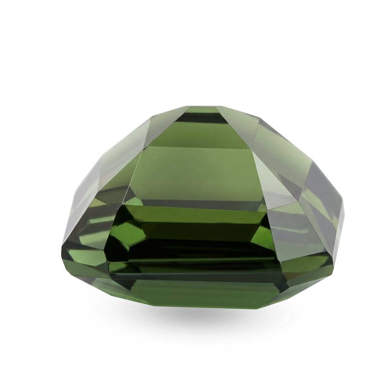 Asscher Cut AAAA Green Sapphire (Sqr 6 mm) 1.20 ctw