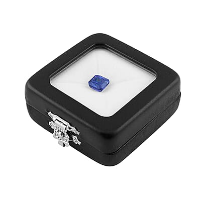 Certified and Appraised Asscher Cut AAAA Tanzanite (Sqr Free Size) 7.50 ctw