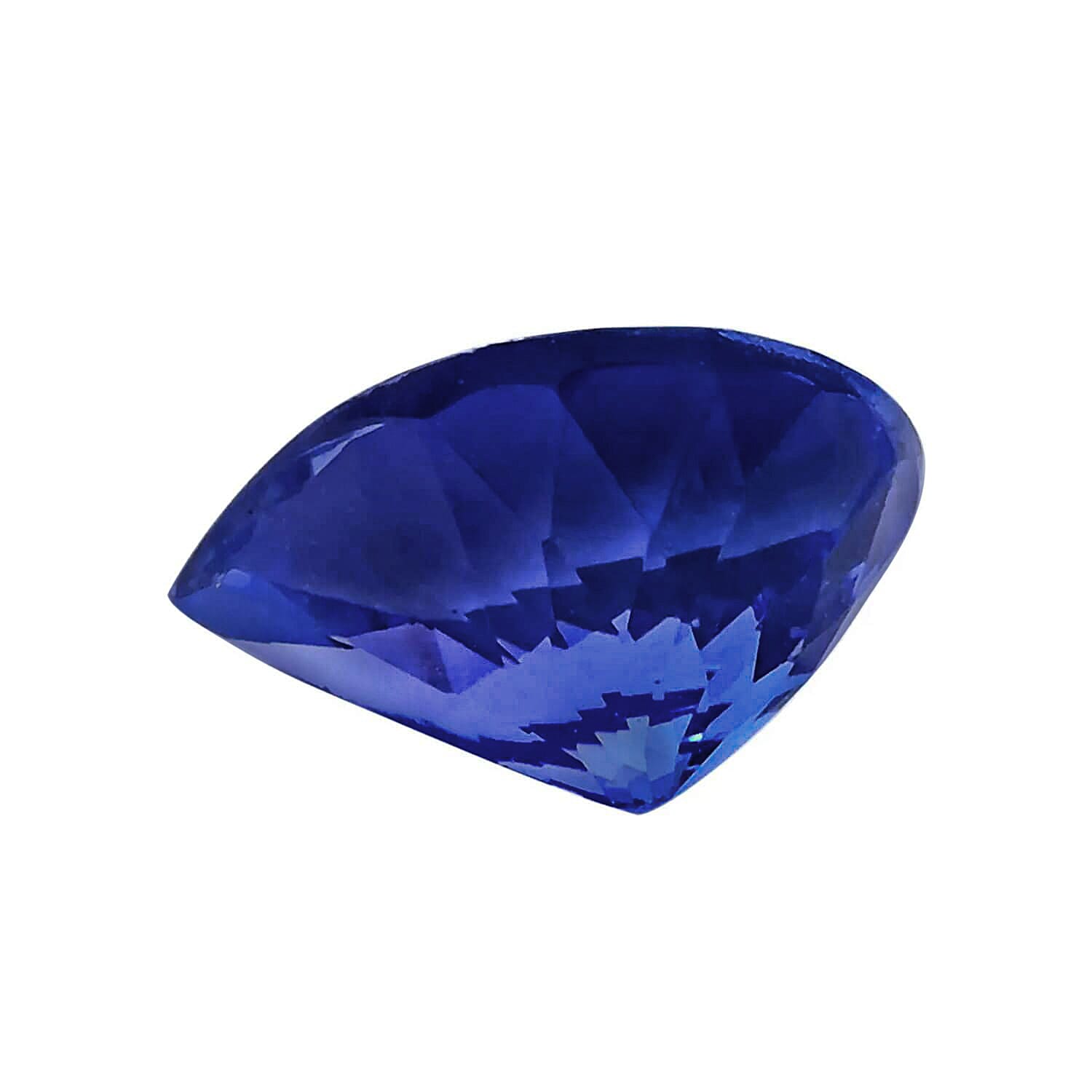 Certified and Appraised AAAA Tanzanite (Pear Free Size) 7.50 ctw