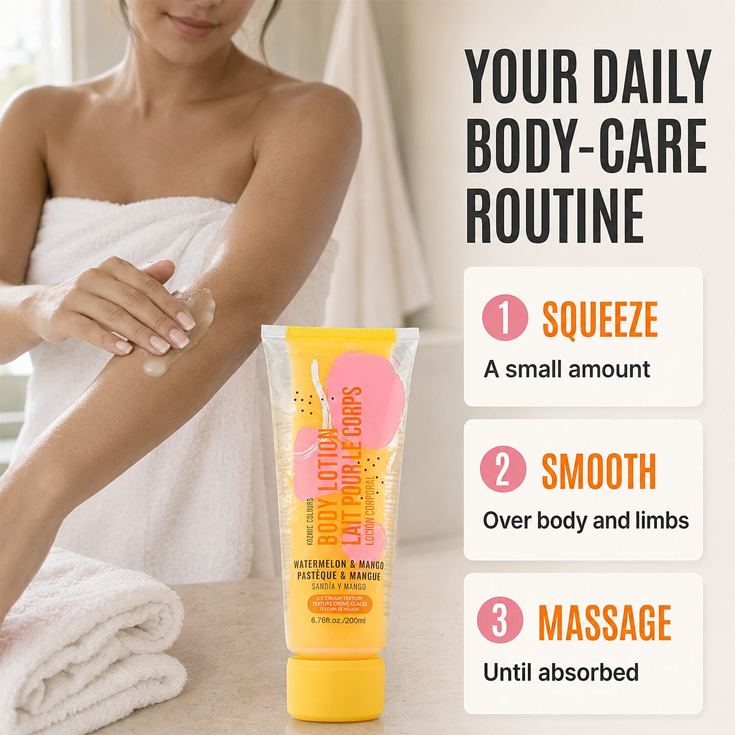 Body Lotion Watermelon and Mango - Yellow