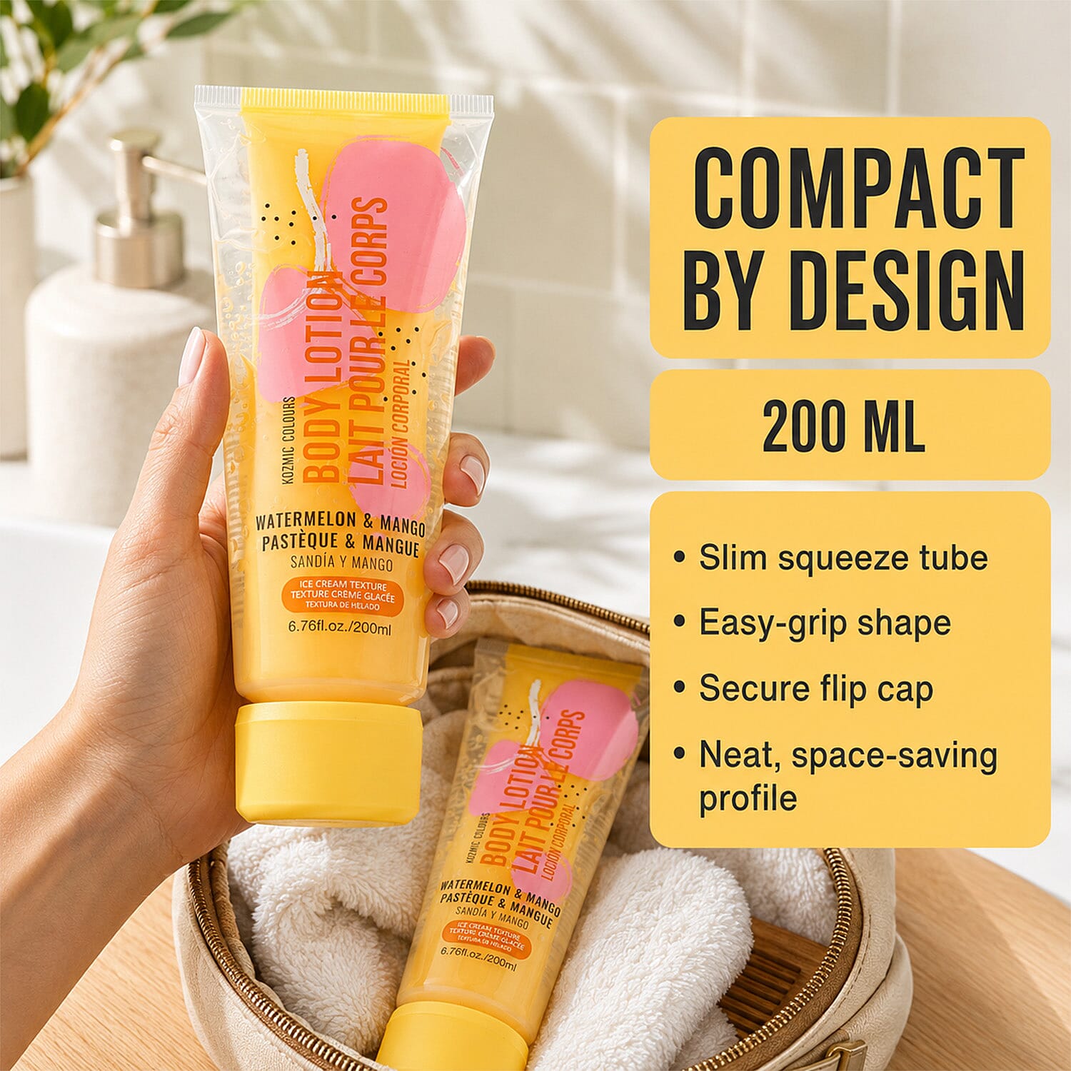 Body Lotion Watermelon and Mango - Yellow