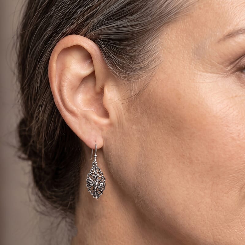 D'Joy Budi Earrings in Sterling Silver 2 Grams