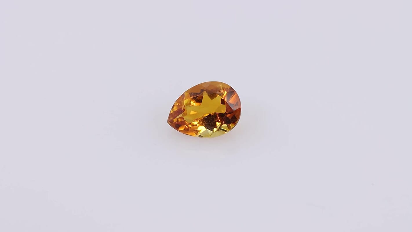 AA Santa Ana Madeira Citrine (Pear 9x7 mm) 3.47 ctw