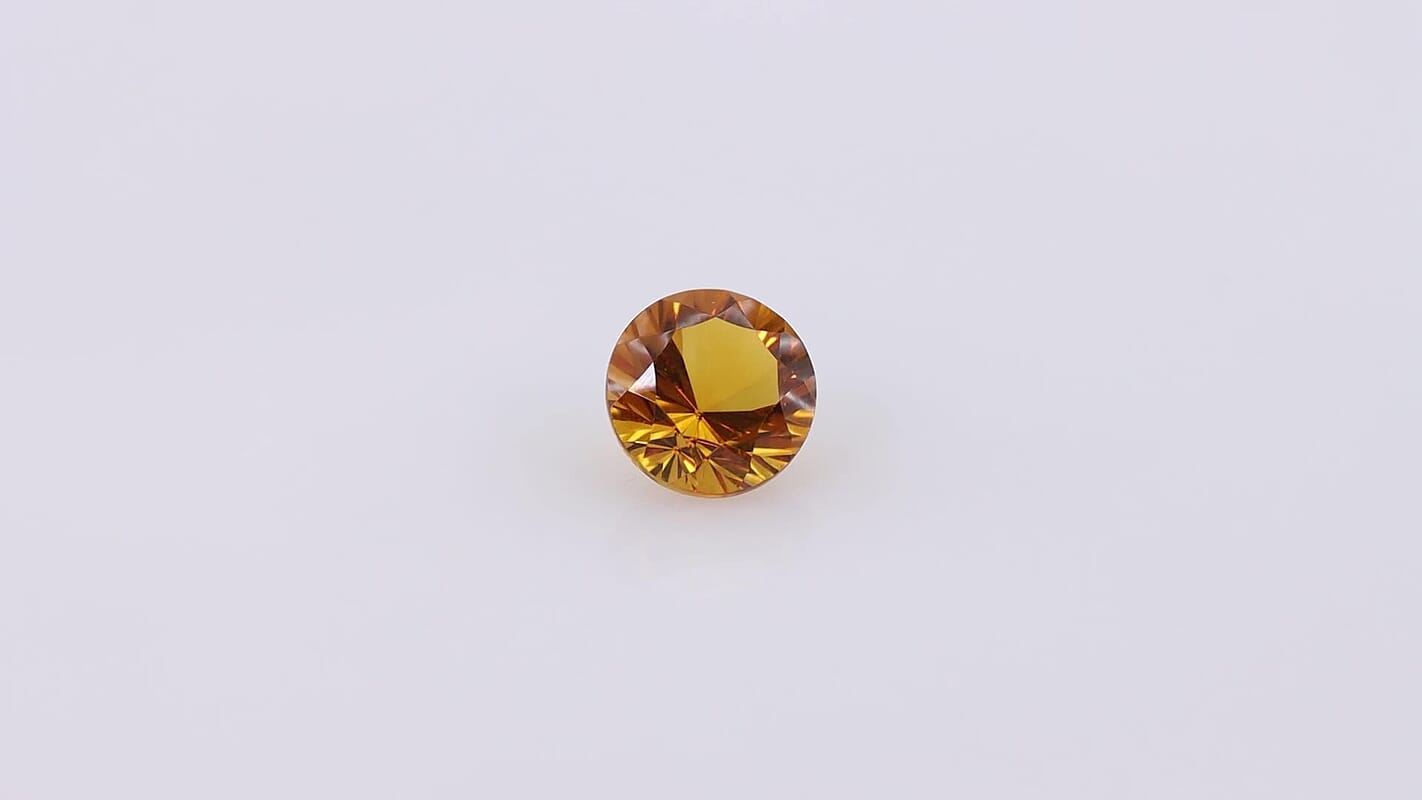 AA Santa Ana Madeira Citrine (Rnd 10 mm) 3.03 ctw