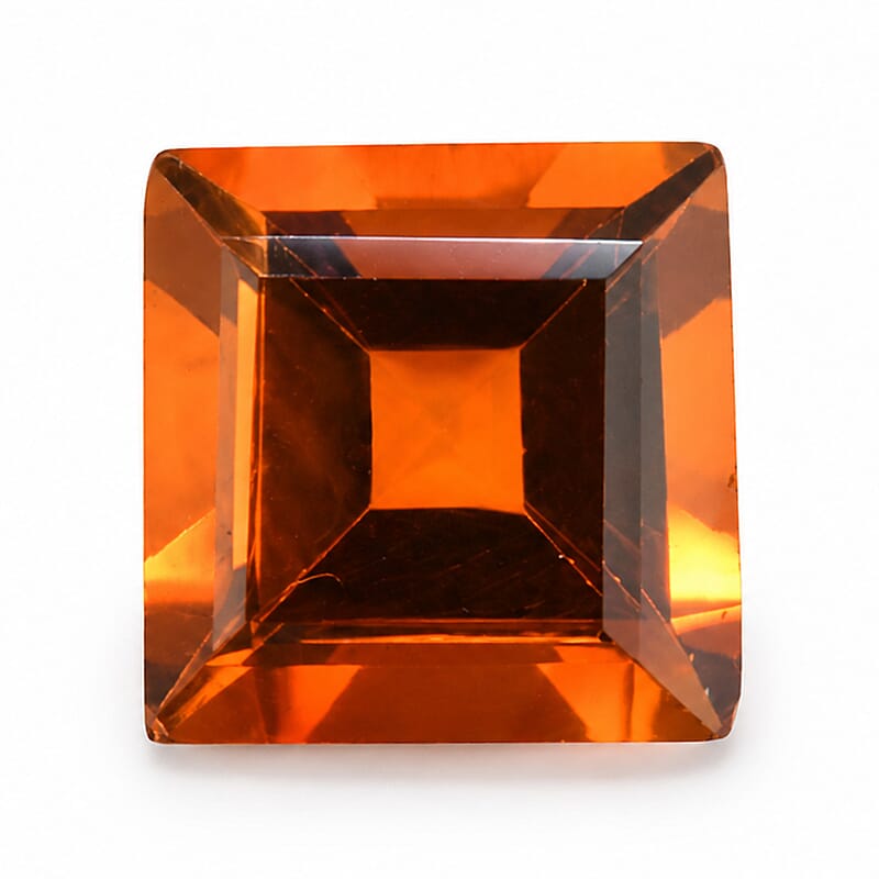 AA Santa Ana Madeira Citrine (Sqr 9 mm) 2.54 ctw