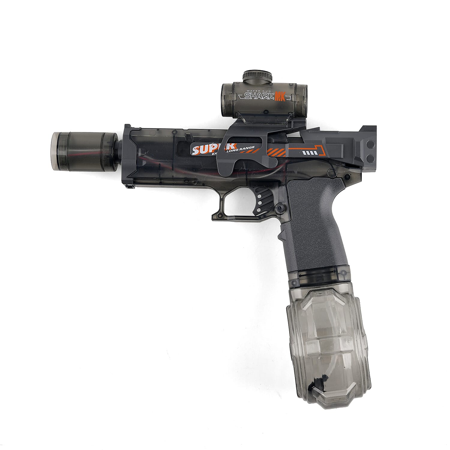 Black Electric Fire Water Gun with Light (Included 3.7V 500mAh Li-on Battery)