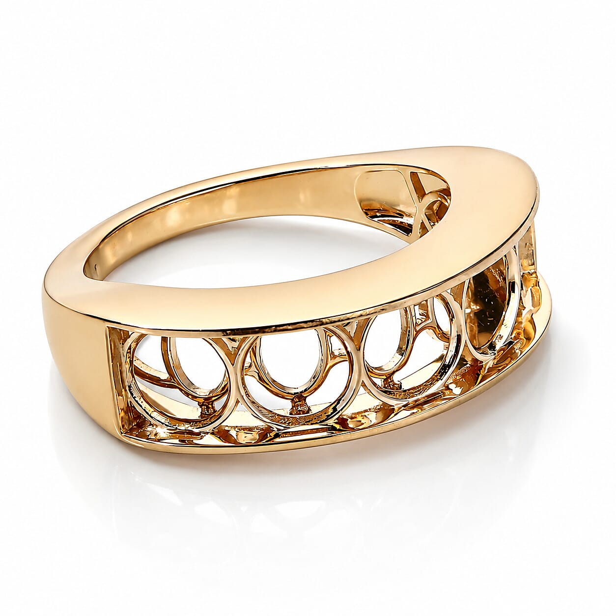 14K Yellow Gold  5 Stone Ring,  Gold Wt. 9.5 g