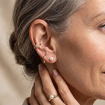 Rhodium Over Sterling Silver - Product card gallery slide 3 (10297644155193)