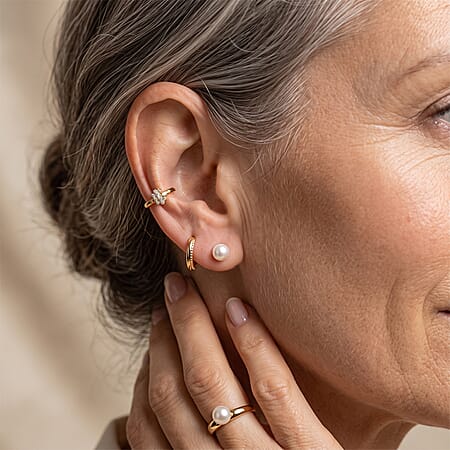 Rhodium Over Sterling Silver - Product card gallery slide 3 (10297644155193)