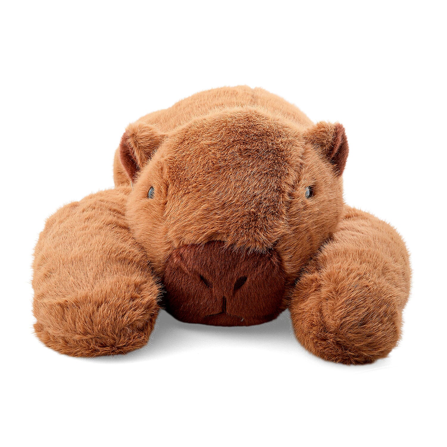 Brown Calm-Panion Pets Weighted Capybara Plush