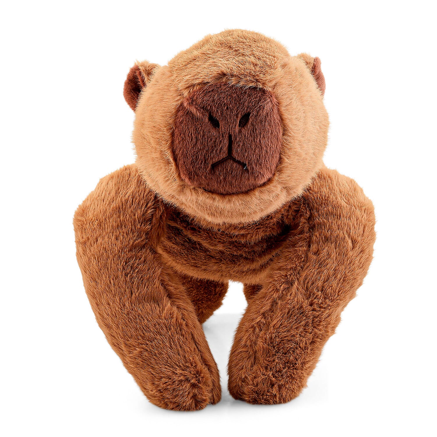 Brown Calm-Panion Pets Weighted Capybara Plush