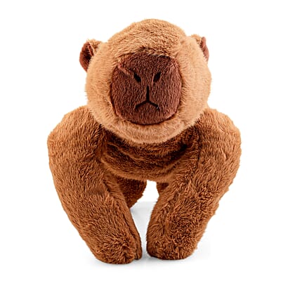 Brown Calm-Panion Pets Weighted Capybara Plush