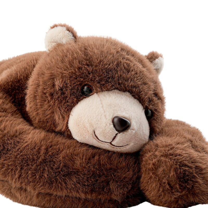 Brown Calm-Panion Pets Weighted Bear Plush