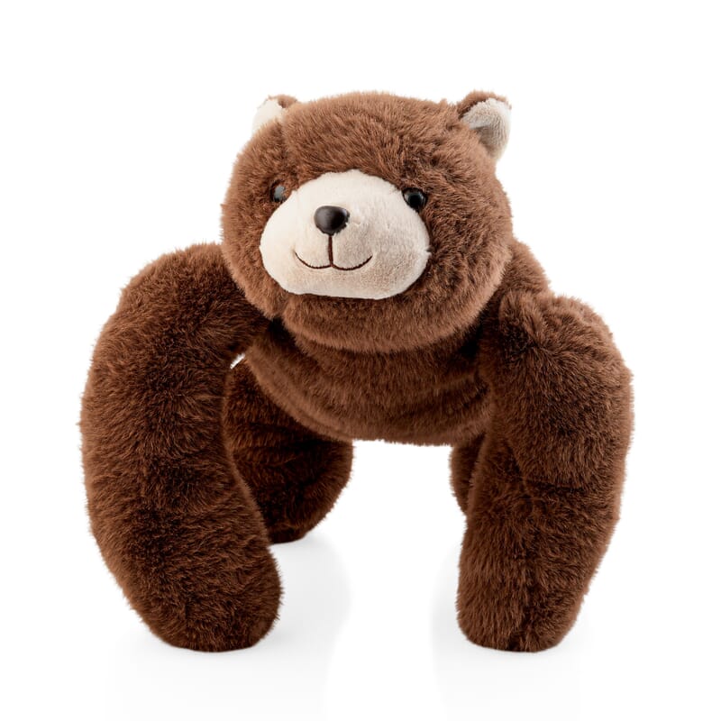 Brown Calm-Panion Pets Weighted Bear Plush