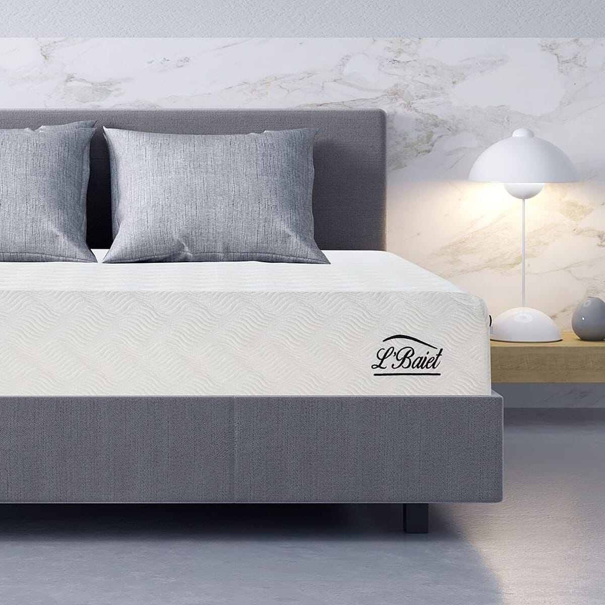 L'Baiet 14-inch Cool Gel Memory Foam Mattress -Full