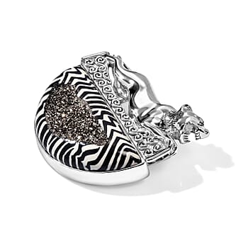 Black Diamond Drusy Quartz - Product card gallery slide 3 (10272140656953)
