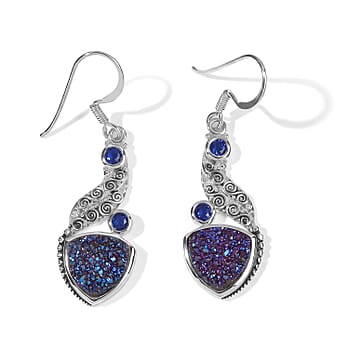 Blue Drusy Quartz - Product card gallery slide 1 (10272140755257)