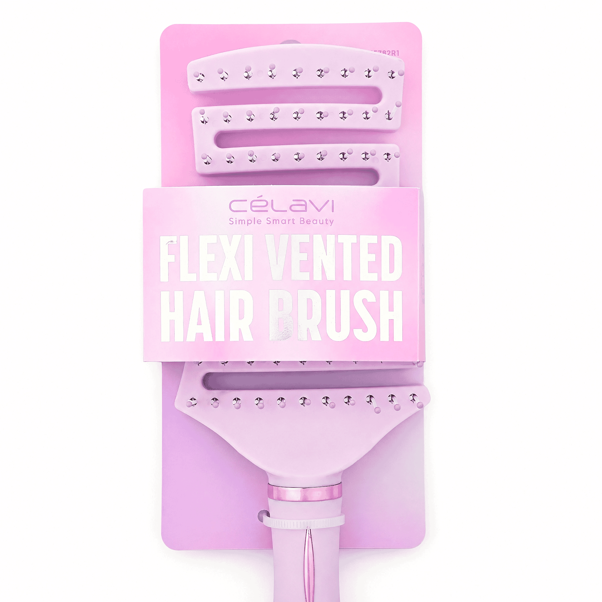 Celavi Pointed End Detangling Vent Brush for Wet or Dry Hair in Lavender