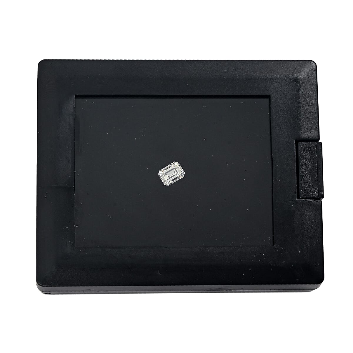 Diamond (I VSI) (Emerald 7x5 mm) 1.04 ctw