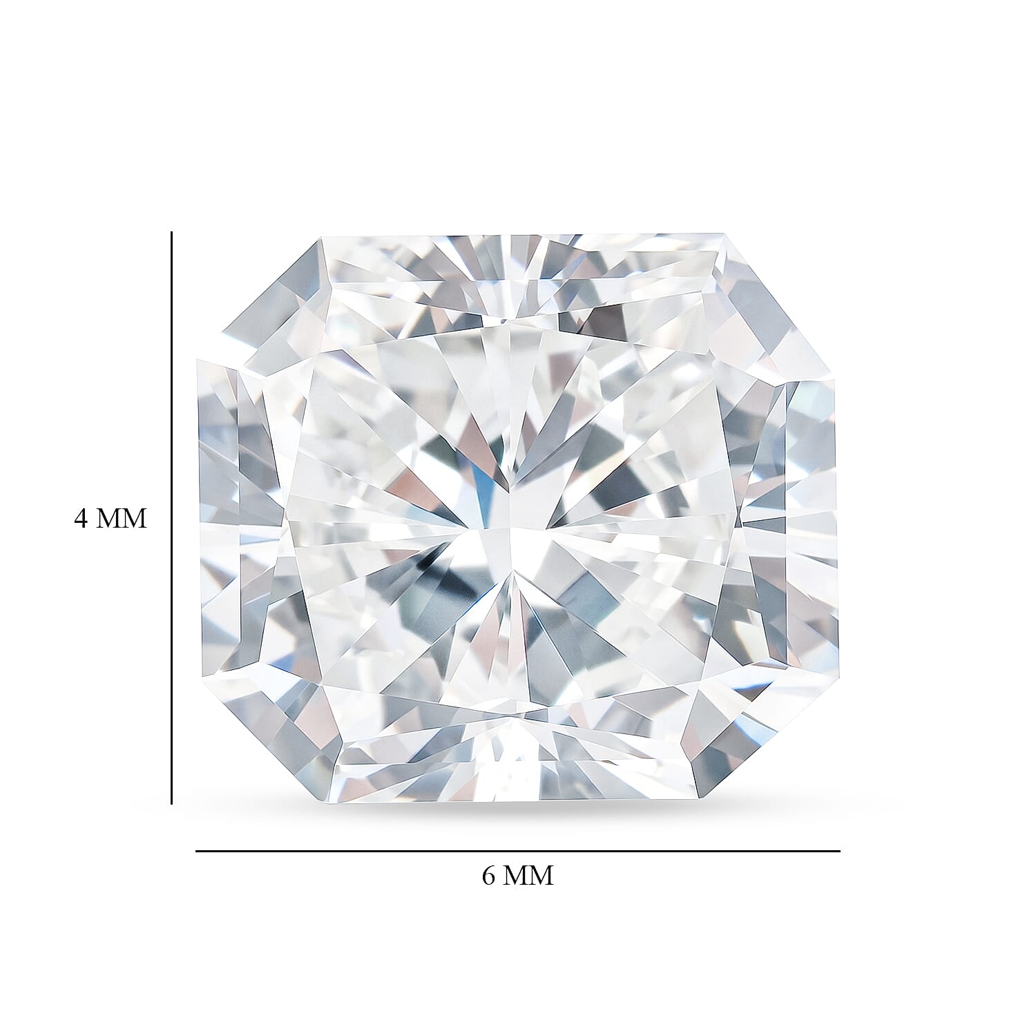 Diamond (I SI2) (Radiant 6x4 mm) 1.00 ctw
