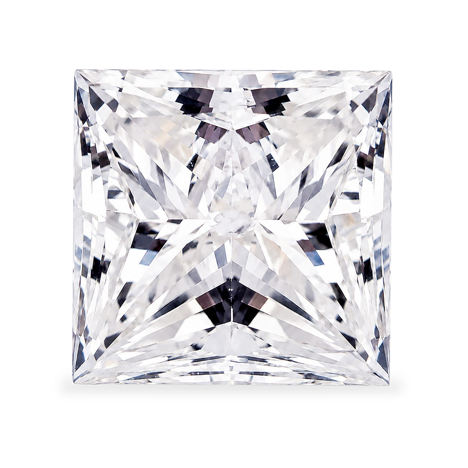 Diamond (K SI2) (Princess 5 mm) 0.91 ctw
