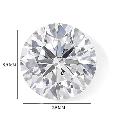 Diamond (G VVS1) (Rnd 5.9 mm) 0.84 ctw