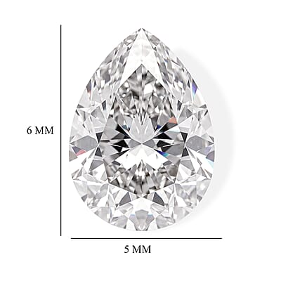 Diamond (K SI1) (Pear 6x5 mm) 1.01 ctw