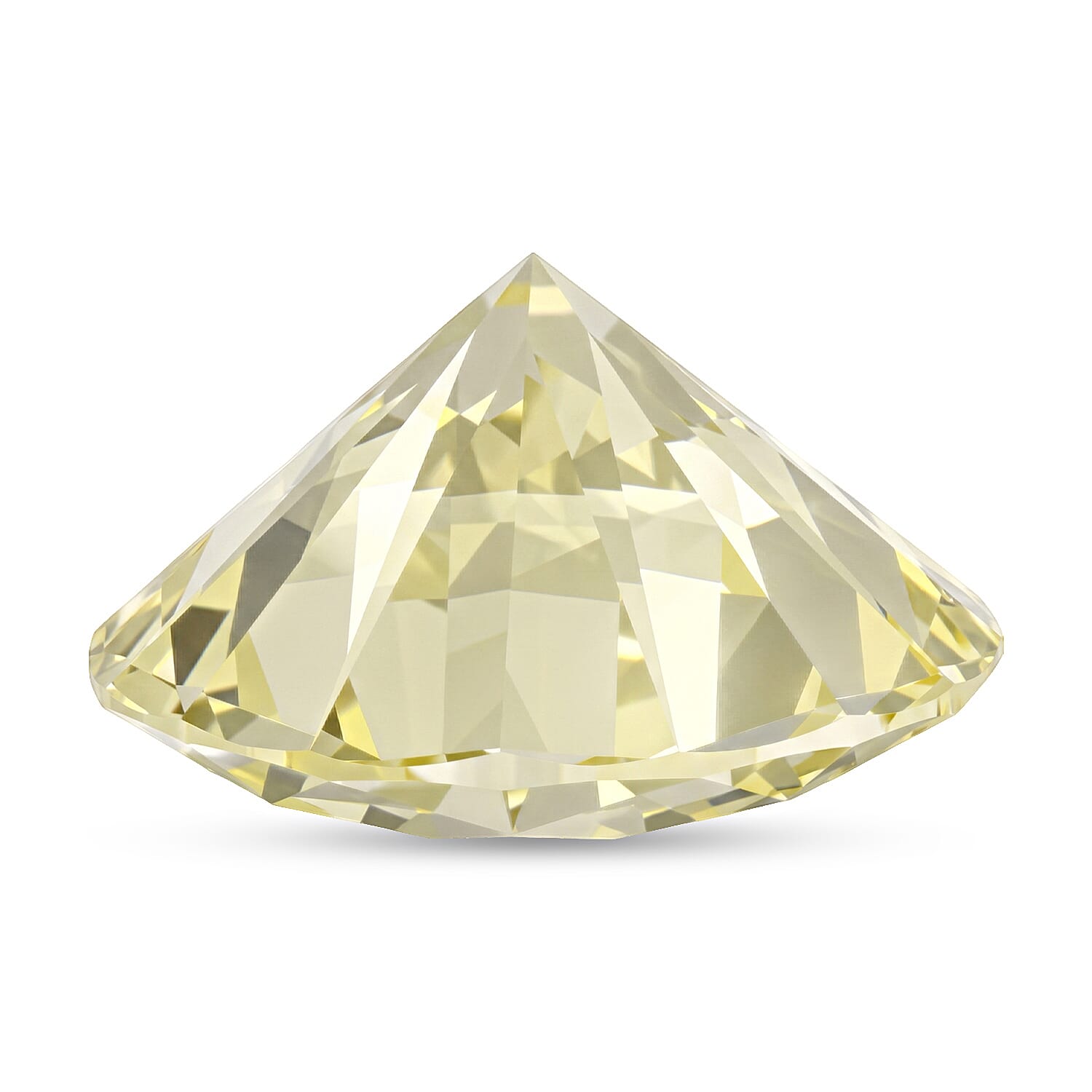 Yellow Diamond (SI2) (Rnd 6.5 mm) 1.17 ctw