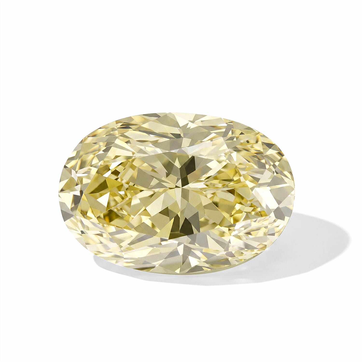 Yellow Diamond (VS2) (Ovl 7x5 mm) 1.10 ctw