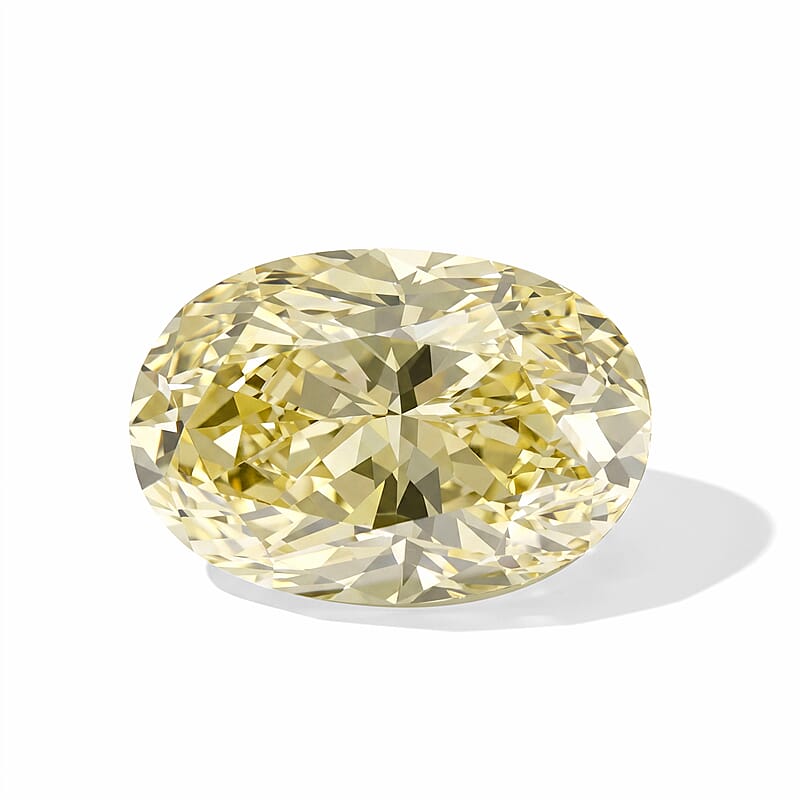 Yellow Diamond (VS2) (Ovl 7x5 mm) 1.10 ctw