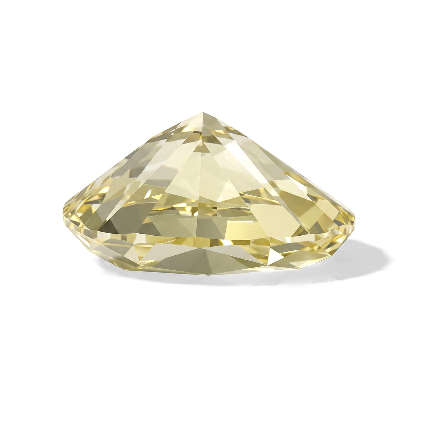 Yellow Diamond (VS2) (Ovl 7x5 mm) 1.10 ctw