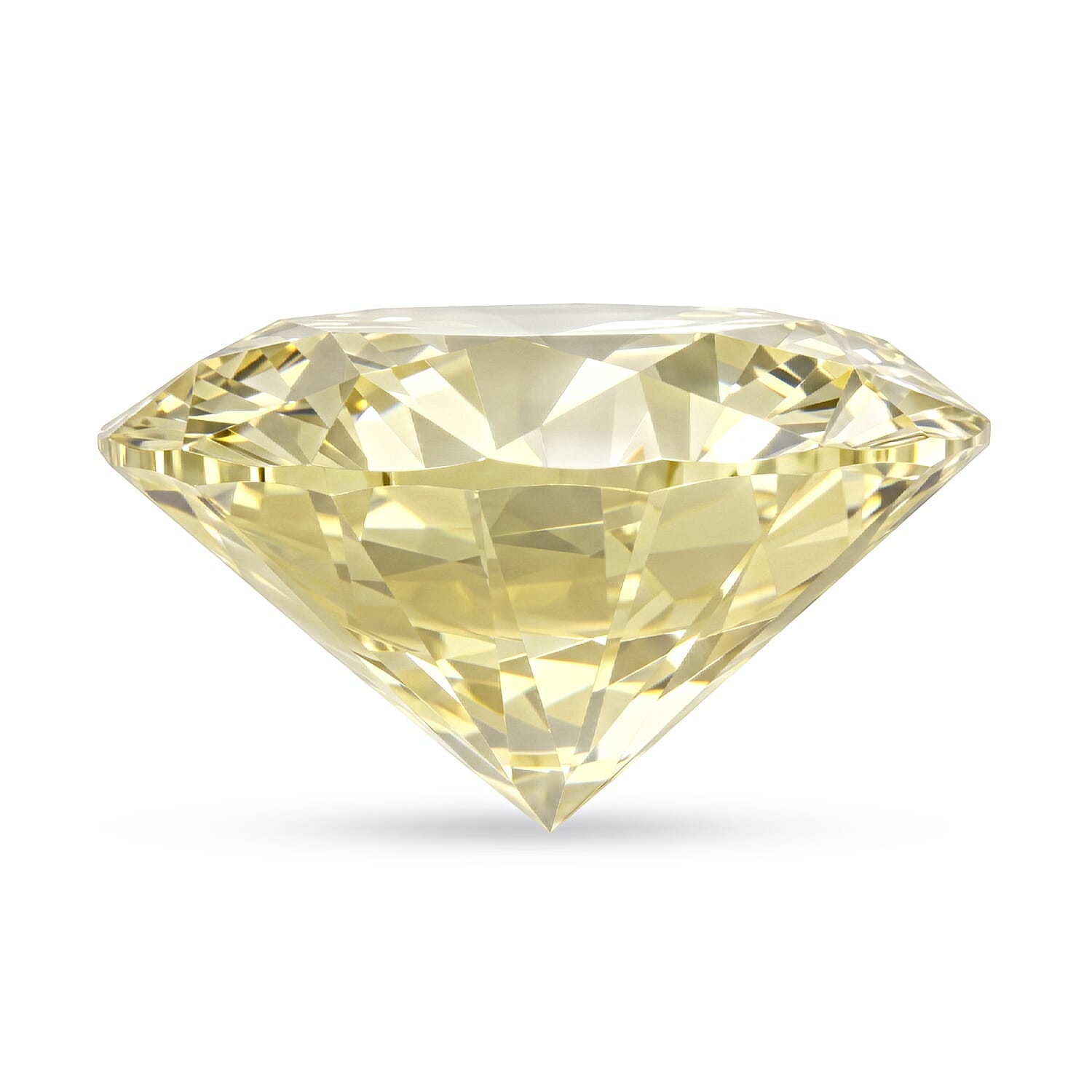 Yellow Diamond (VS2) (Rnd 5.9 mm) 0.78 ctw