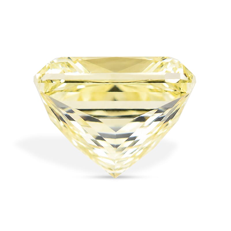 Yellow Diamond (VS2) (Princess 5.5 mm) 1.02 ctw