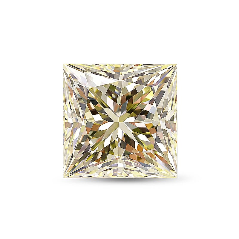 Yellow Diamond (VS2) (Princess 5.5 mm) 1.02 ctw