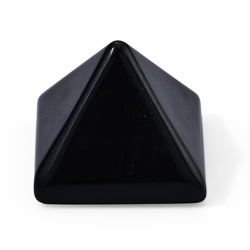 Black Obsidian Pyramid 85.00ctw