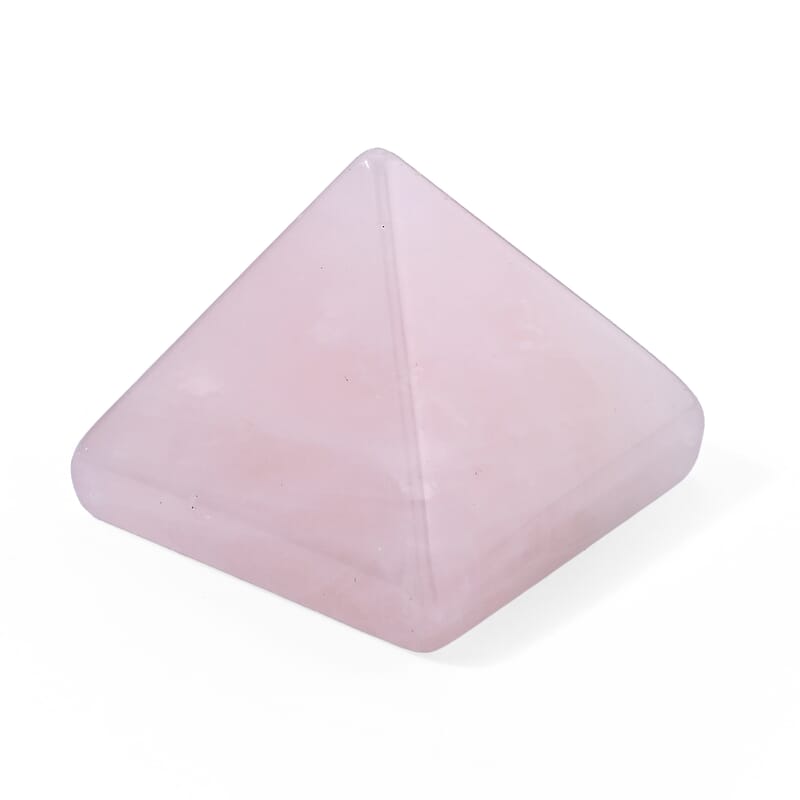 Rose Quartz Pyramid 85.00ctw