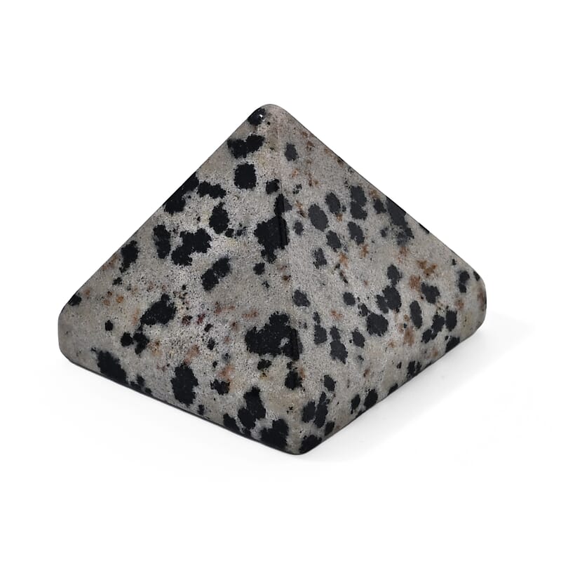 Dalmation Jasper Pyramid 85.00ctw