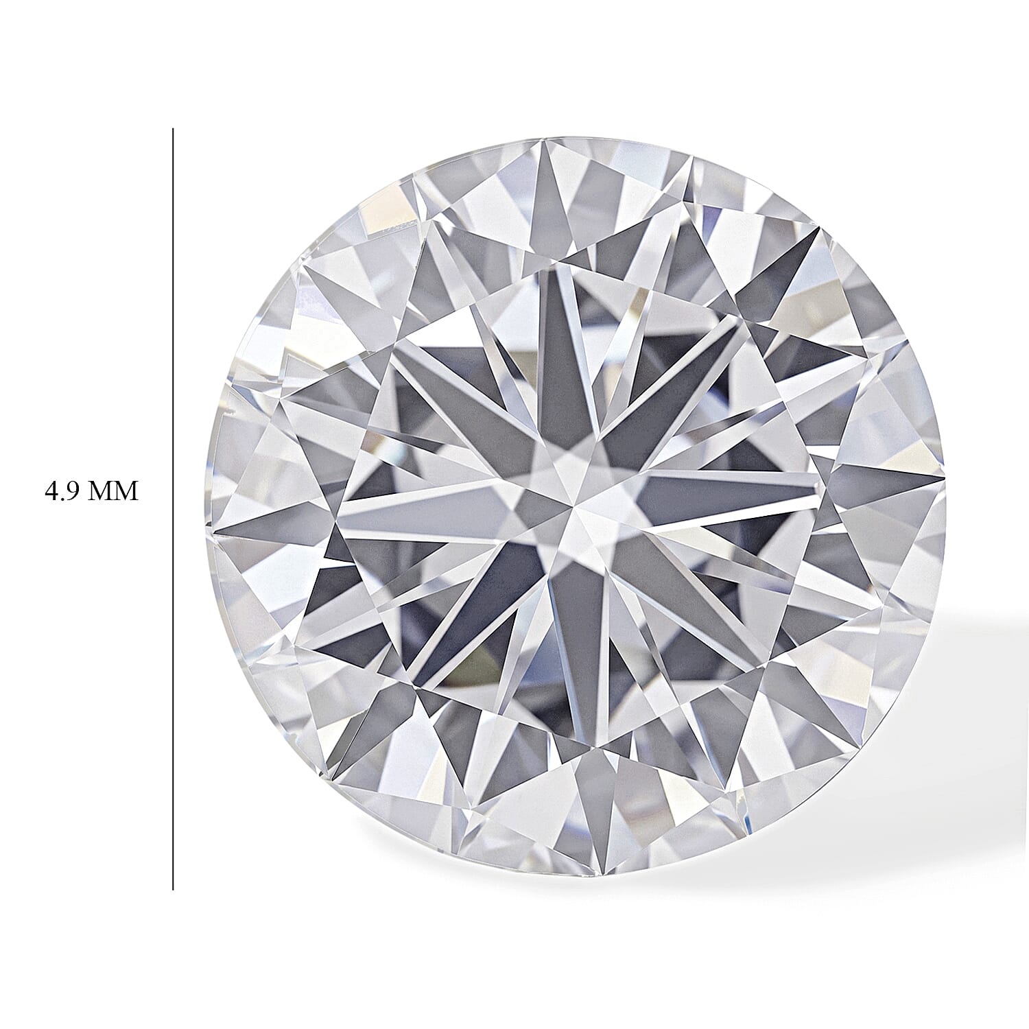 Diamond (H, SI2) (Rnd 4.9mm) 0.46 ctw