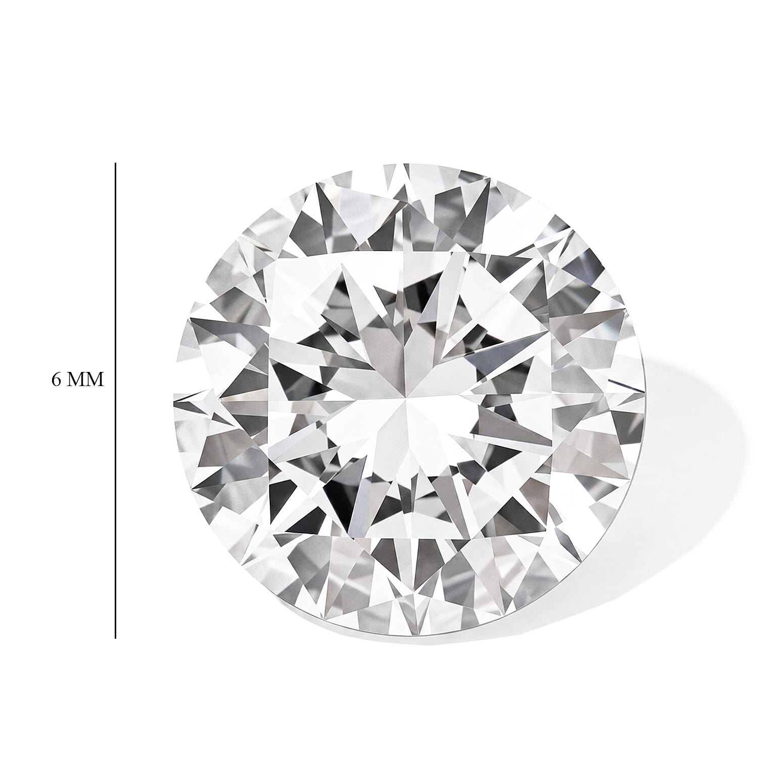 Diamond (D, SI1) (Rnd 6mm) 1.01 ctw